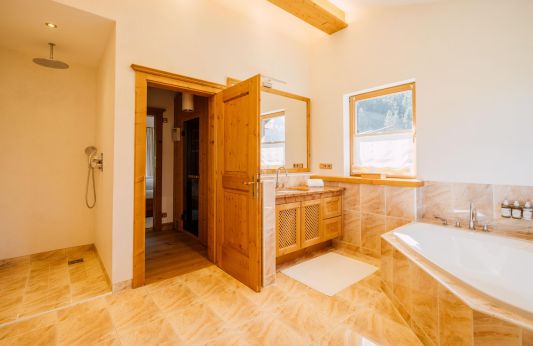 Large master bathroom