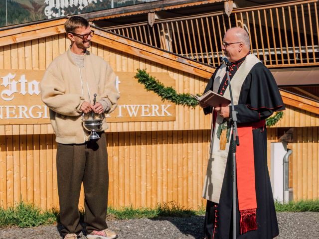 Joko Winterscheidt und Domkapitular Dr. Josef J. Pletzer